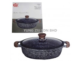 SC228#28CM SHALLOW CASSEROLE(K&I)(HIGHT7.5CM)